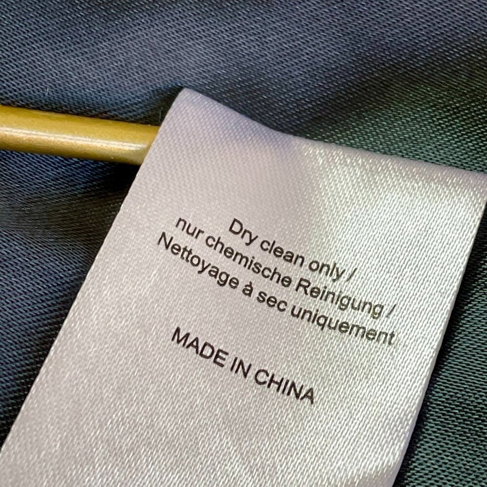 Poetry Silk Velvet Open Front Jacket Drape Collar Charcoal Gray Size 16 Luxury - Picture 9 of 12